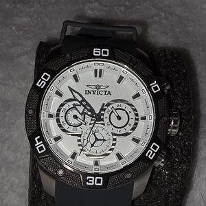 Invicta Men's Chronograph Sport Watch - Black and White